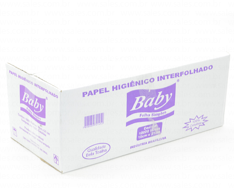 PAPEL CAICAI INTERFOLHA SIMPLES BABY - FARDO COM 1.000